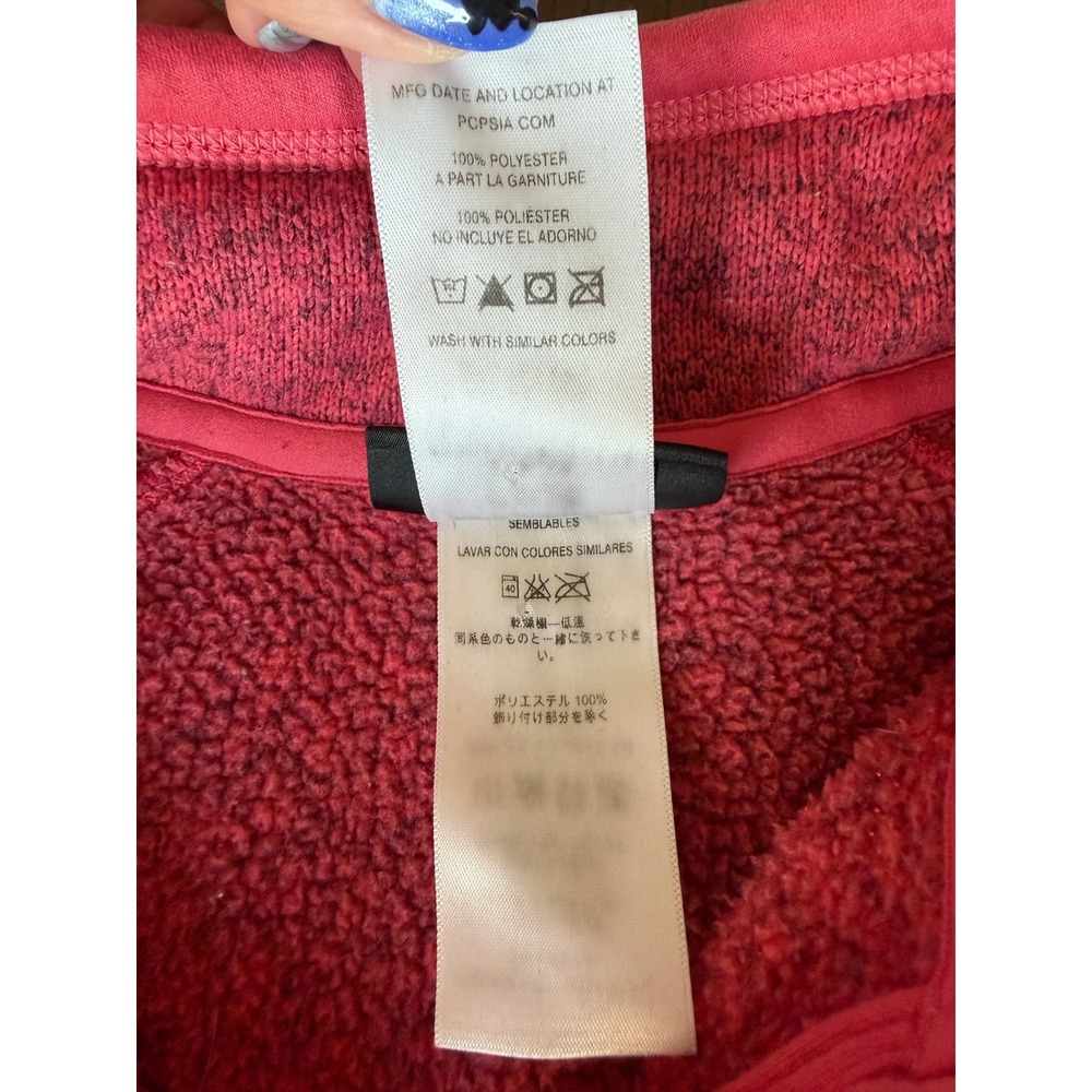 Patagonia Better Sweater Womens Small Pink 1/4 Zip Fleece Pullover Young Life - Picture 10 of 13